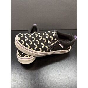 Vans Girls Slip On US Size 3.5 Rainbow Canvas Shoes